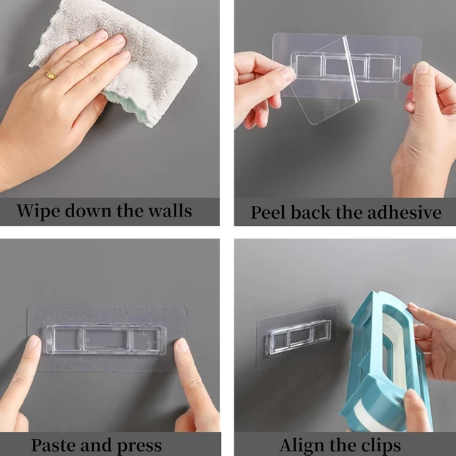 Alt view image 3 of 7 - Adhesive Shower Caddy Refill Pack