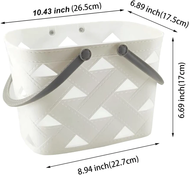 Alt view image 2 of 6 - Garden & Camping, Kitchen, Dorm, Multi-Purpose Storage Basket for Bathroom, Portable Plastic Shower Caddy with Handle