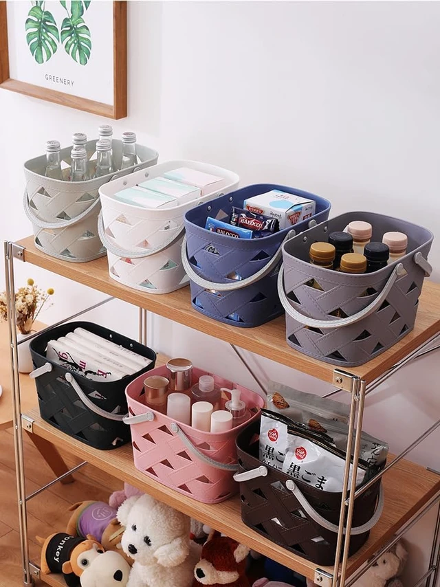Alt view image 5 of 6 - Garden & Camping, Kitchen, Dorm, Multi-Purpose Storage Basket for Bathroom, Portable Plastic Shower Caddy with Handle
