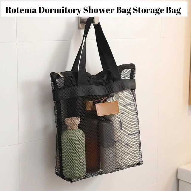 Alt view image 4 of 7 - Dual Pack Portable Mesh Toiletry Shower Caddy with Handle