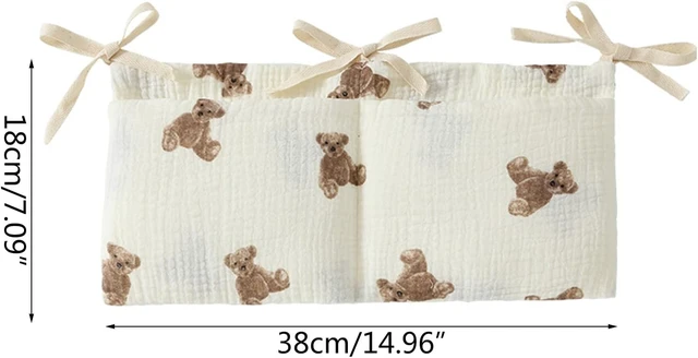 Alt view image 3 of 6 - Bottles and Toys - Bedside Organizer, Hanging Nursery Storage Bag with Multiple Pockets for Diapers