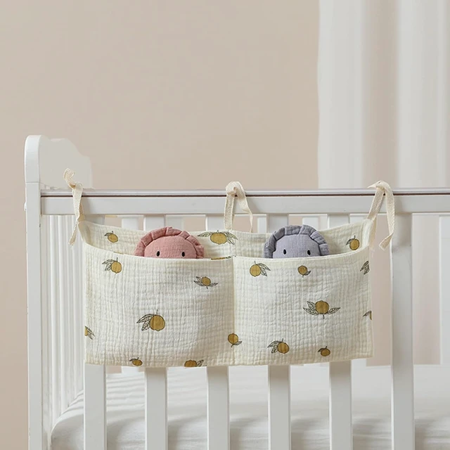 Alt view image 5 of 6 - Bottles and Toys - Bedside Organizer, Hanging Nursery Storage Bag with Multiple Pockets for Diapers