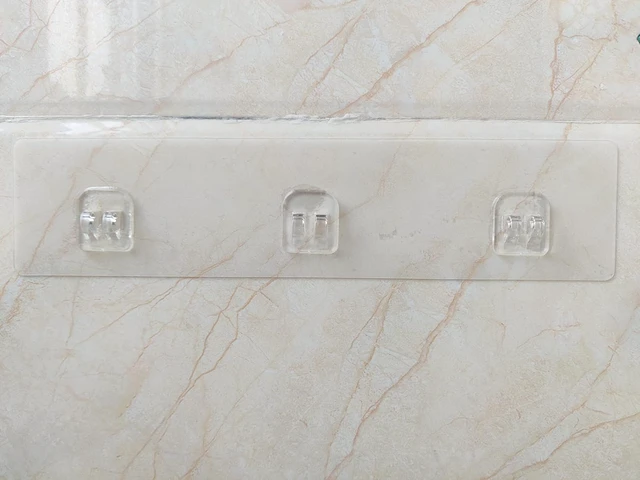 Alt view image 3 of 7 - Heavy Duty Wall Mount Shower Caddy Replacement Adhesive Strips for Storage Shelves