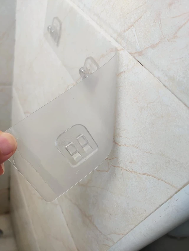 Alt view image 4 of 7 - Heavy Duty Wall Mount Shower Caddy Replacement Adhesive Strips for Storage Shelves