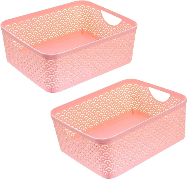 Main image of Dual Pack Portable Bathroom Shower Organizer Basket for Dorm Use