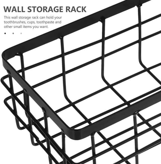Alt view image 4 of 7 - Dark Mini Metal Cable Holder Wall Hanging Organizer