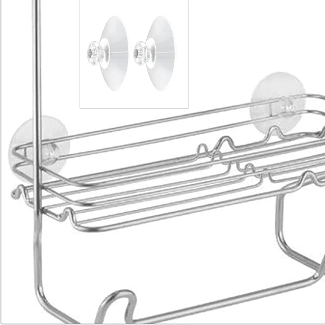 Alt view image 3 of 6 - Bathroom Shower Caddy Suction Cup Connectors