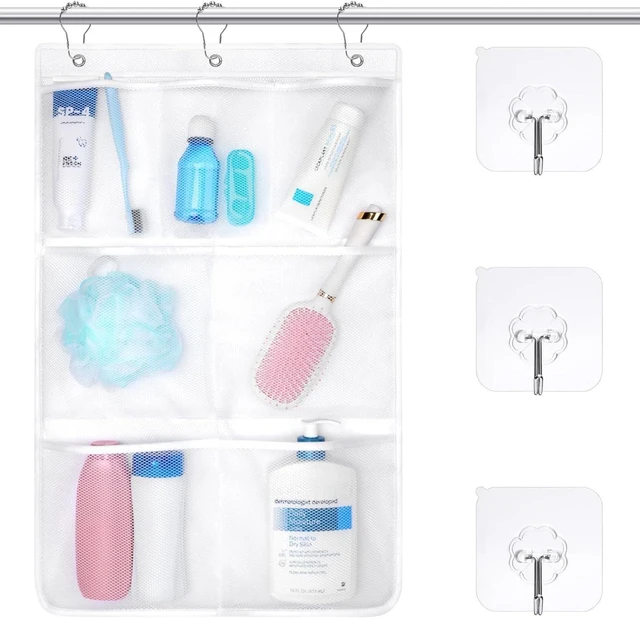 Main image of 7-Pocket Mesh Hanging Shower Organizer for Cruise Trips