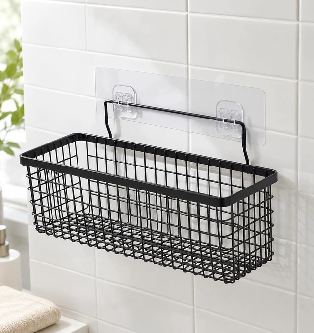 Alt view image 3 of 7 - 6 Pack Shower Caddy Replacement Adhesive Strips for Bathroom Organization