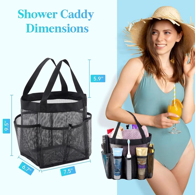 Alt view image 5 of 7 - Portable Mesh Shower Caddy for Dorm Room Essentials