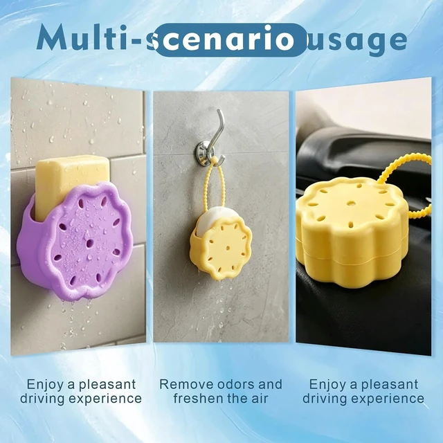 Alt view image 5 of 7 - Shower Steamer Holder with Adjustable Strap and Suction Tray