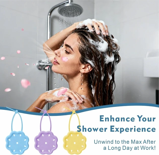 Alt view image 7 of 7 - Shower Steamer Holder with Adjustable Strap and Suction Tray
