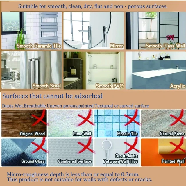 Alt view image 6 of 6 - Tool-Free Wall Mounted Organizer with Wave-Grip Suction Cups