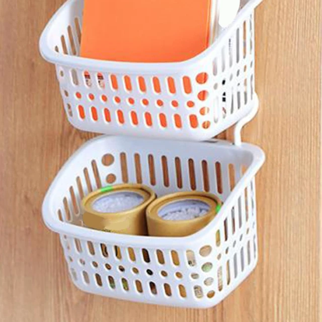 Alt view image 5 of 7 - Bathroom Tub Storage Rack, Suspended Shower Organizer with Drainage