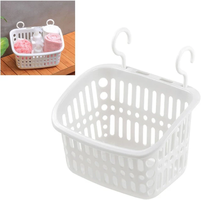Alt view image 6 of 7 - Bathroom Tub Storage Rack, Suspended Shower Organizer with Drainage