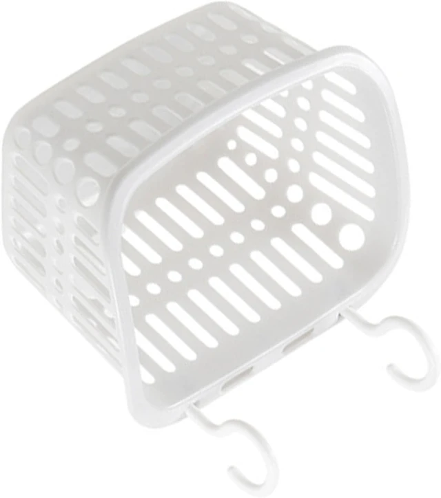 Alt view image 7 of 7 - Bathroom Tub Storage Rack, Suspended Shower Organizer with Drainage