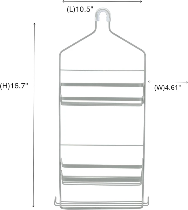 Alt view image 3 of 5 - Cottage Collection Deluxe Shower Caddy