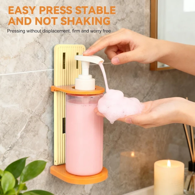 Alt view image 3 of 7 - Space-Saving Adjustable Caddy, Extendable & Collapsible Bathroom Storage Rack for Shampoo and Body Wash Bottles, No-Drill Wall-Mounted Shower Organizer
