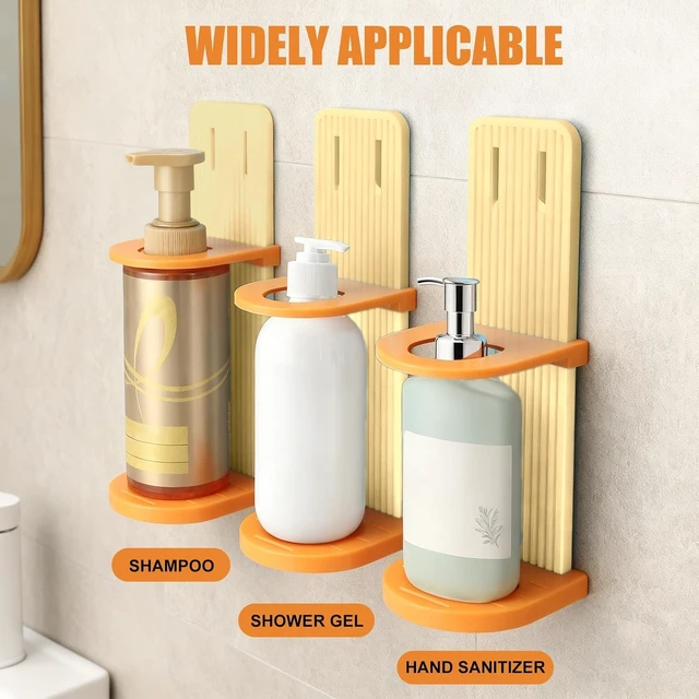 Alt view image 6 of 7 - Space-Saving Adjustable Caddy, Extendable & Collapsible Bathroom Storage Rack for Shampoo and Body Wash Bottles, No-Drill Wall-Mounted Shower Organizer