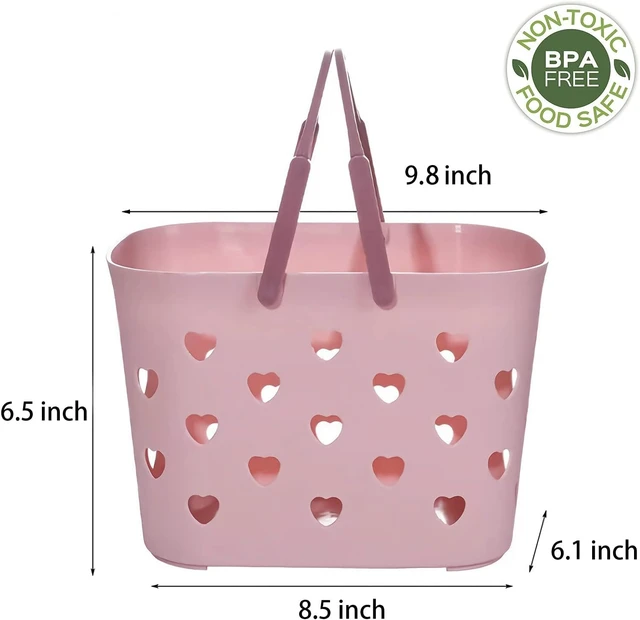 Alt view image 6 of 6 - Plastic Portable Shower Organizer Basket with Handle