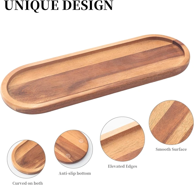 Alt view image 3 of 7 - and Makeup Storage, Shower, Toilet, Wooden Vanity & Bathroom Tray - Multi-Purpose Countertop Organizer for Kitchen Sink