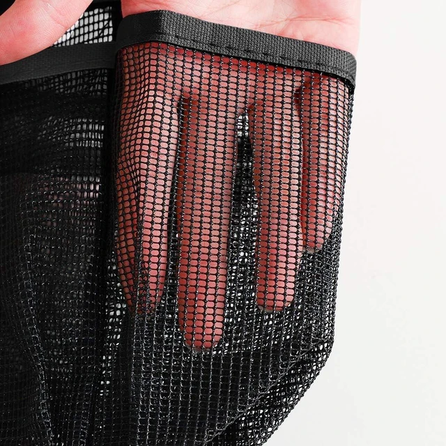 Alt view image 4 of 7 - Quick-Dry Shower Caddy Organizer for Shampoo Conditioner Soap and Bathroom Essentials, Portable Oxford Hanging Toiletry Bag with 7 Mesh Pockets