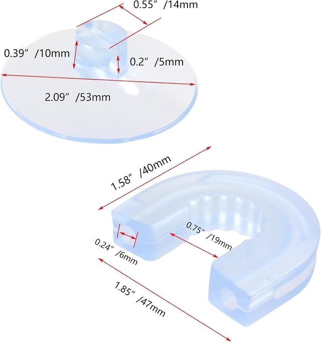 Alt view image 2 of 5 - Suction Cup Shower Shelf Bracket for Bathroom Storage