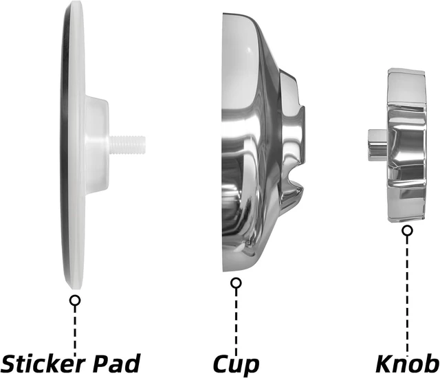 Alt view image 3 of 6 - Shower Caddy Replacement Suction Holders