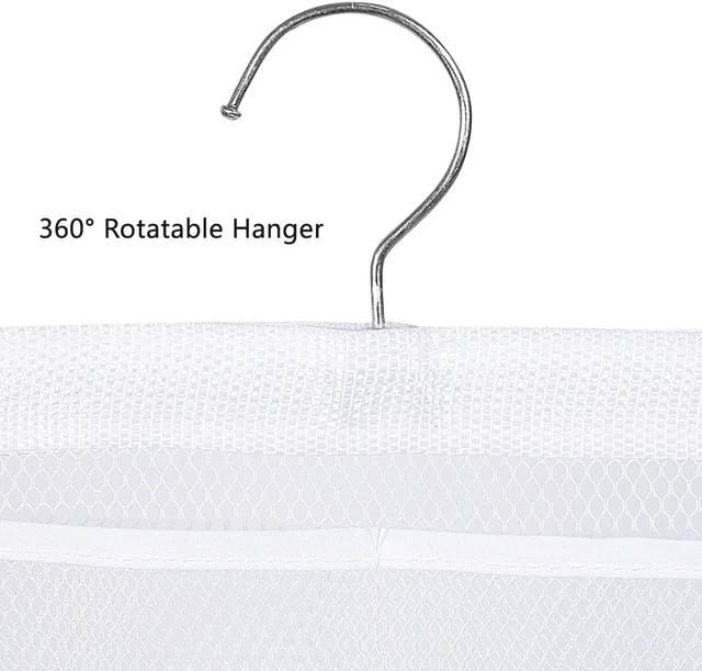 Alt view image 3 of 6 - Quick-Dry Bath Organizer and Space-Saving Bathroom Accessory, Hanging Mesh Shower Caddy with 6 Storage Pockets