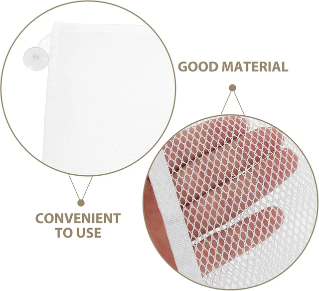 Alt view image 4 of 7 - Quick Dry Bathtub Organizer Net, Baby Bath Toy Storage Mesh Bag with Suction Hook