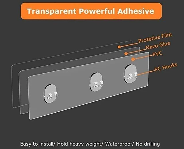 Alt view image 2 of 3 - Adhesive Mounting Kit for Bathroom Shower Caddy Storage Rack