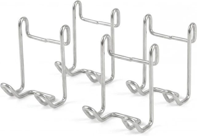 Main image of Wall Mounted Shower Organizer with Razor Holder and Hook Rack