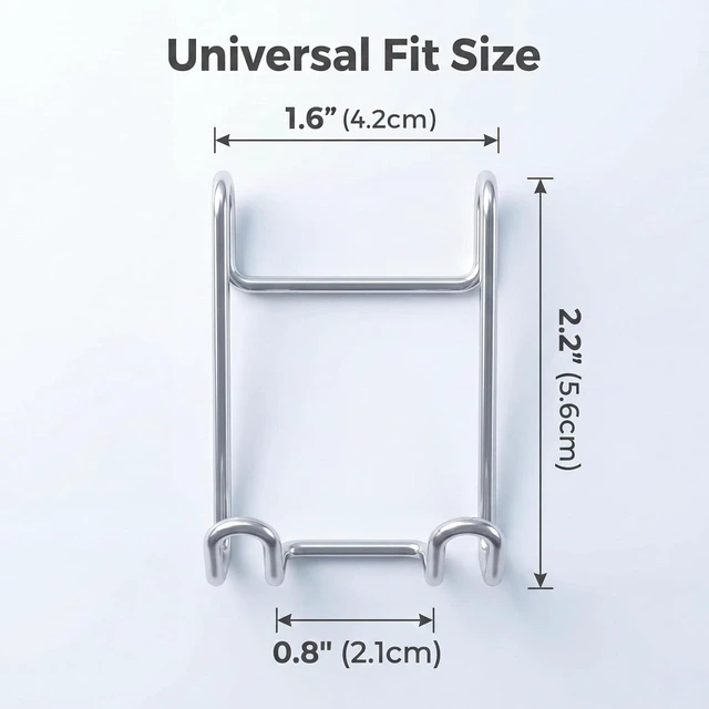 Alt view image 2 of 5 - Wall Mounted Shower Organizer with Razor Holder and Hook Rack