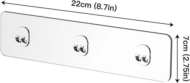 Alt view image 2 of 5 - Kitchen Rack & Bathroom Storage Organizer, Waterproof Rustproof Mounting Pads for Shower Caddy, Strong Transparent Wall Adhesive Strips