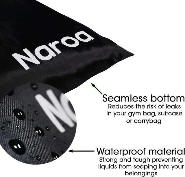 Alt view image 3 of 7 - Foldable Portable Mesh Wet Dry Storage Bag, Waterproof Hanging Toiletry Organizer with Suction Hook for Gym Travel Business
