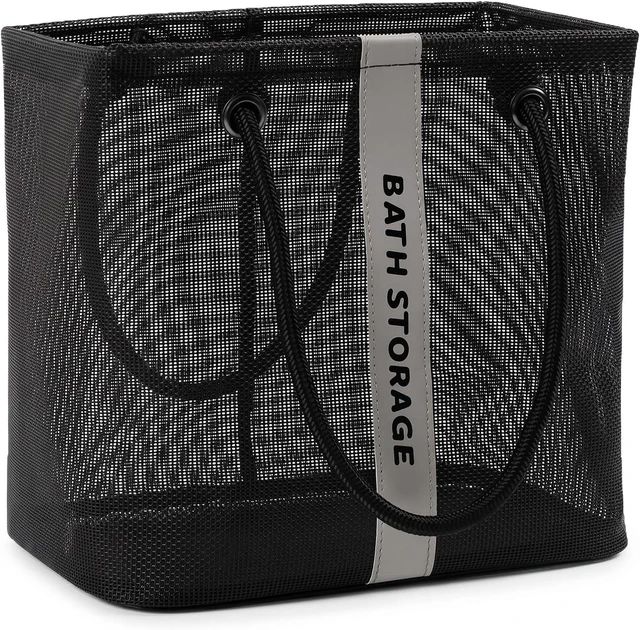 Main image of Portable Mesh Shower Basket for Camping Dorm Gym Beach