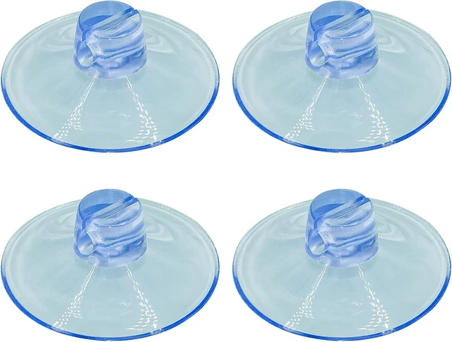 Main image of Modern Minimalist PVC Transparent Shower Caddy with Suction Cups