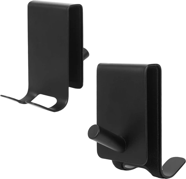 Main image of Bathroom Holder for Robes and Bath Towels, Stainless Steel Double-Sided Non-Slip Towel Hooks for Frameless Glass Shower Doors
