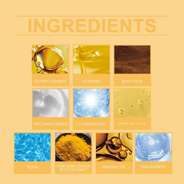 Alt view image 4 of 5 - Firming & Moisturizing Skin Treatment, Hydrating, Turmeric Radiance Clay Mask - Deep Pore Cleansing