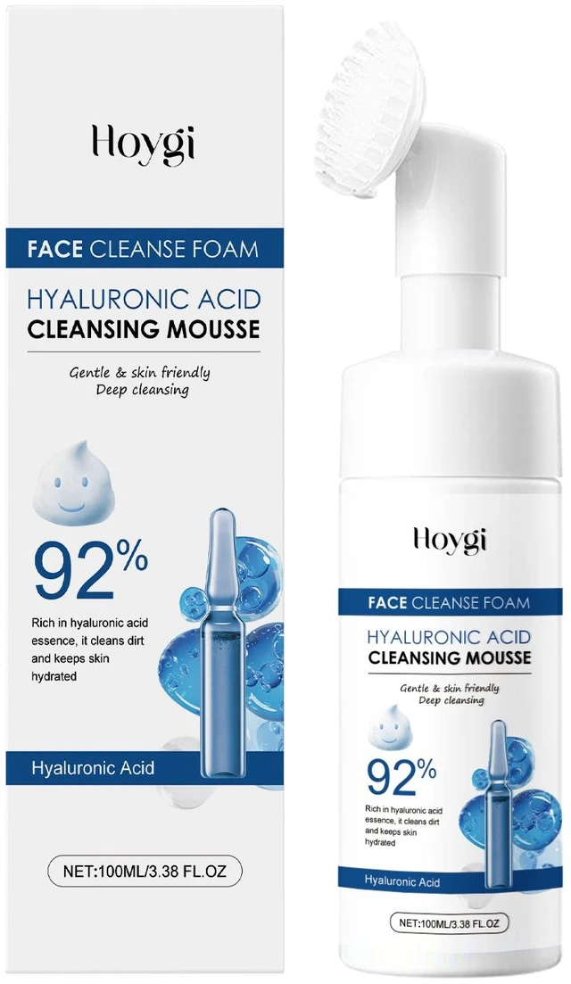 Main image of Hyaluronic Acid Facial Cleanser Gentle Foaming Wash Moisturizing Nourishing Skin Care