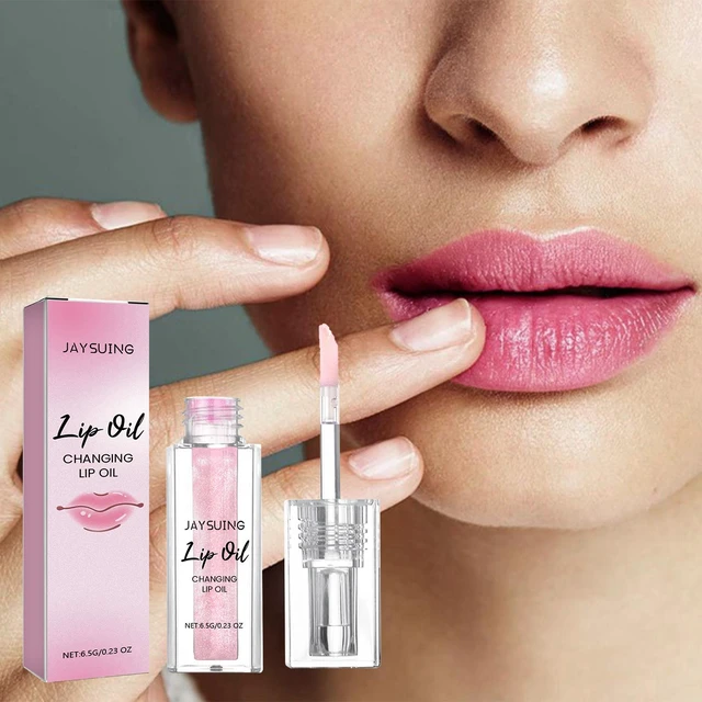 Alt view image 2 of 6 - Non-Stick Cup Moisturizing Balm with Water-Lip Pattern Effect, Hydrating Color-Changing Lip Oil