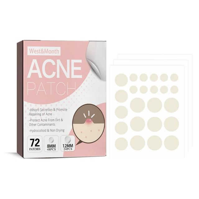 Alt view image 7 of 7 - West & Month Invisible Breathable Acne Patches for Spot Concealing and Skin Repair