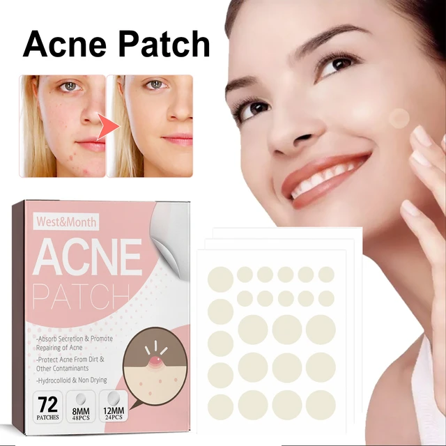 Alt view image 2 of 7 - West & Month Invisible Breathable Acne Patches for Spot Concealing and Skin Repair