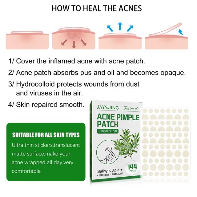 Alt view image 6 of 6 - Invisible Waterproof Acne Pimple Patch for Skin Lightening and Anti-Acne Care