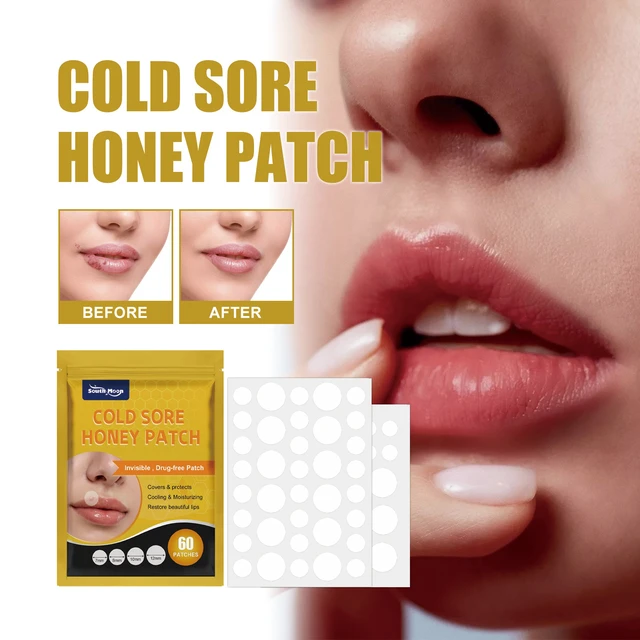 Alt view image 2 of 6 - Hydrocolloid Lip Care Patches for Cold Sore Relief and Healing