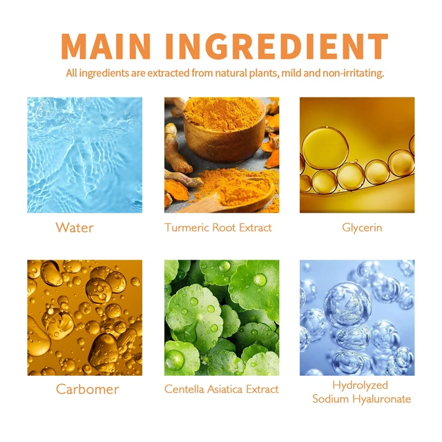 Alt view image 5 of 6 - Acne Mark Fading & Skin Brightening Essence, West & Month Turmeric Facial Toner for Spot Reduction