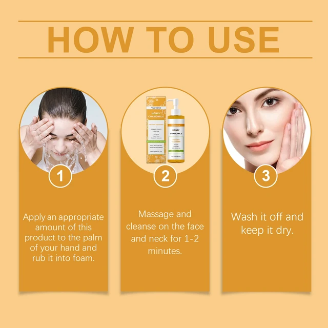 Alt view image 5 of 5 - Chamomile Hydrating Face Wash Gentle Deep Cleanse Refreshing Pores Intense Moisture