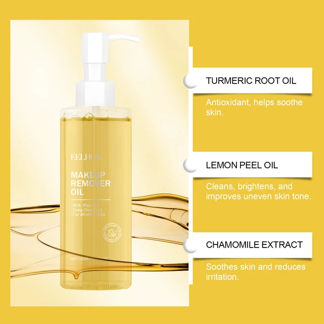 Alt view image 4 of 7 - Ginger Lemon Cleansing Oil Gentle Makeup Remover for Skin Care Deep Pore Cleaning Refreshing Non-Tight Formula