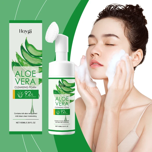 Alt view image 2 of 6 - Aloe Vera Face Wash Gentle Deep Cleanser for Pores Hydrating Oil Control Moisturizing Non-Tightening