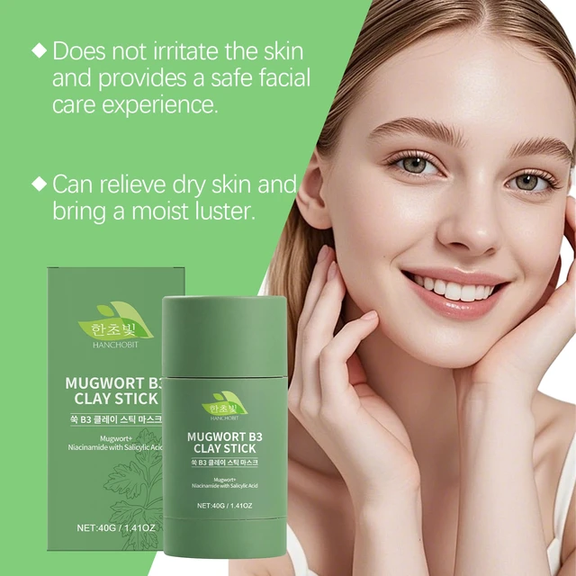 Alt view image 2 of 5 - HANCHOBIT Artemisia B3 Mud Mask Stick Gentle Hydrating Deep Cleansing Refreshing Facial Care